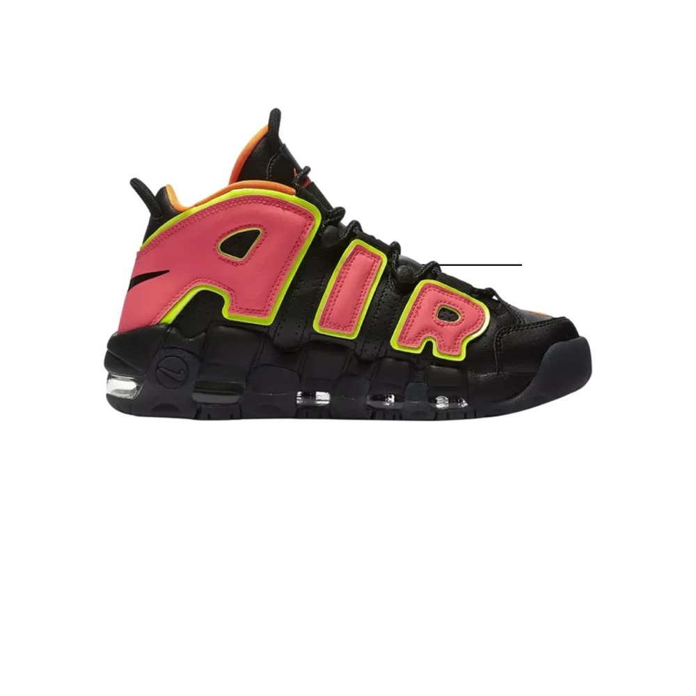 Nike Uptempo Sneakers in Pink and Black